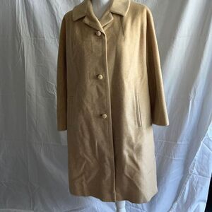 Gorgeous Vintage 70s 100% Cashmere Coat Union Made in USA  Large
